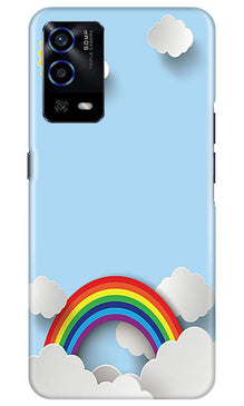 Rainbow Mobile Back Case for Oppo A55 (Design - 225)