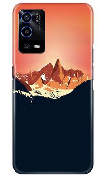 Mountains Mobile Back Case for Oppo A55 (Design - 227)