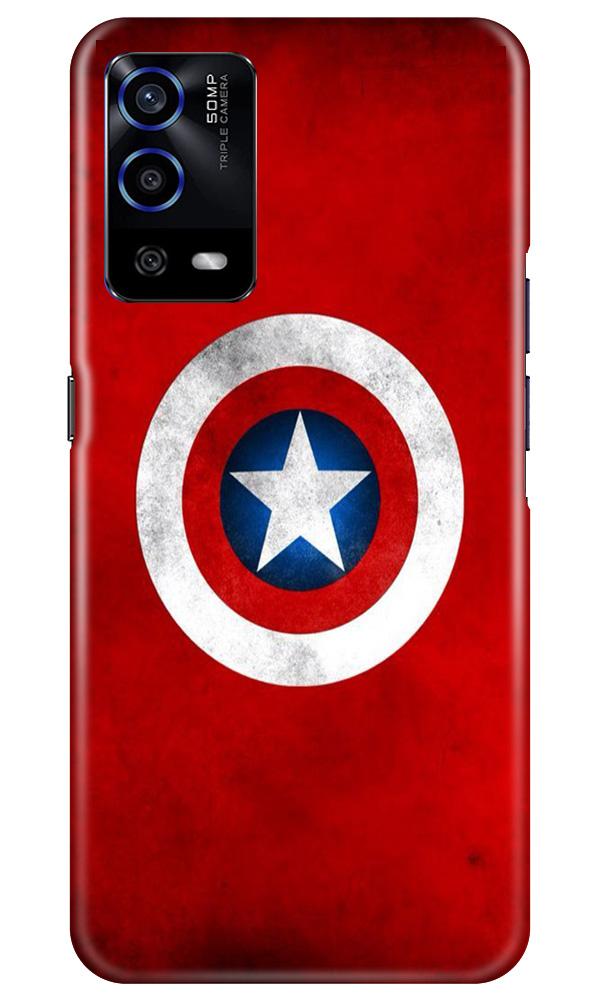 Captain America Case for Oppo A55 (Design No. 249)