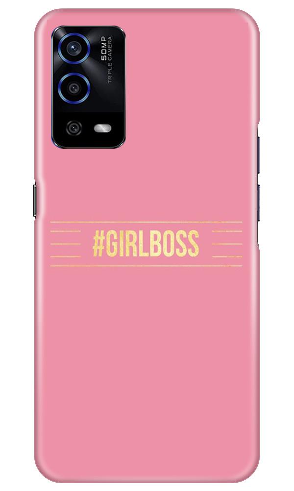 Girl Boss Pink Case for Oppo A55 (Design No. 263)