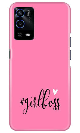 Girl Boss Pink Case for Oppo A55 (Design No. 269)