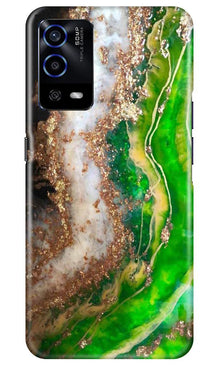 Marble Texture Mobile Back Case for Oppo A55 (Design - 307)