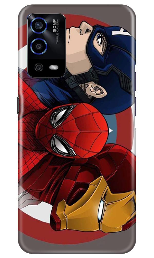 Superhero Mobile Back Case for Oppo A55 (Design - 311)