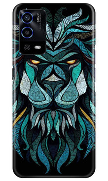 Lion Mobile Back Case for Oppo A55 (Design - 314)