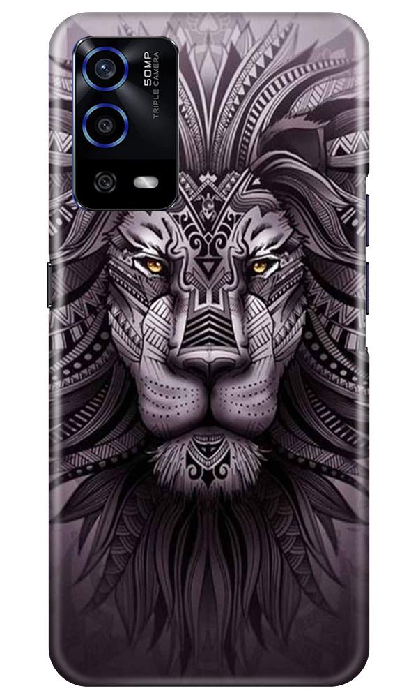 Lion Mobile Back Case for Oppo A55 (Design - 315)
