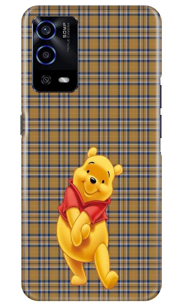 Pooh Mobile Back Case for Oppo A55 (Design - 321)