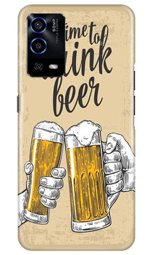 Drink Beer Mobile Back Case for Oppo A55 (Design - 328)