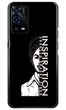 Bhagat Singh Mobile Back Case for Oppo A55 (Design - 329)