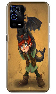 Dragon Mobile Back Case for Oppo A55 (Design - 336)