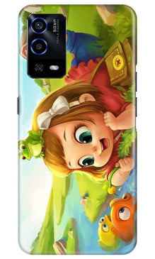 Baby Girl Mobile Back Case for Oppo A55 (Design - 339)
