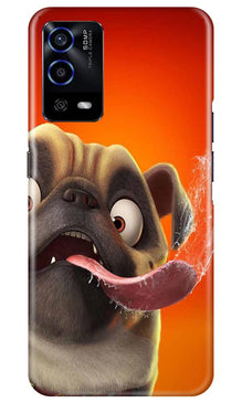 Dog Mobile Back Case for Oppo A55 (Design - 343)