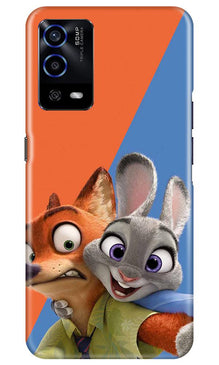 Cartoon Mobile Back Case for Oppo A55 (Design - 346)