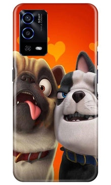 Dog Puppy Mobile Back Case for Oppo A55 (Design - 350)