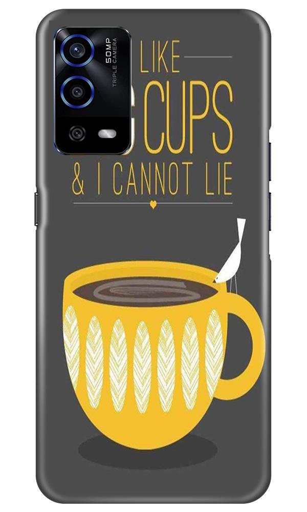 Big Cups Coffee Mobile Back Case for Oppo A55 (Design - 352)