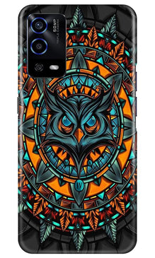 Owl Mobile Back Case for Oppo A55 (Design - 360)