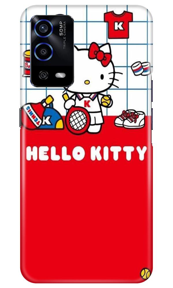 Hello Kitty Mobile Back Case for Oppo A55 (Design - 363)