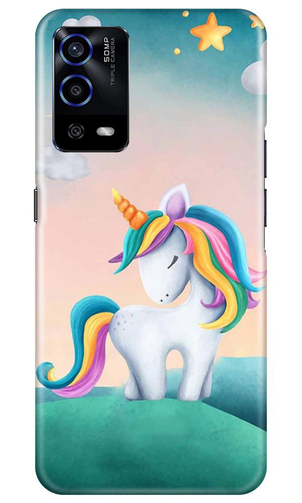 Unicorn Mobile Back Case for Oppo A55 (Design - 366)