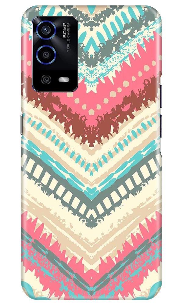 Pattern Mobile Back Case for Oppo A55 (Design - 368)