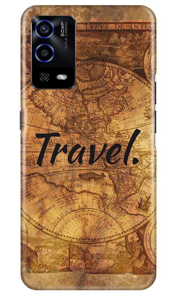 Travel Mobile Back Case for Oppo A55 (Design - 375)