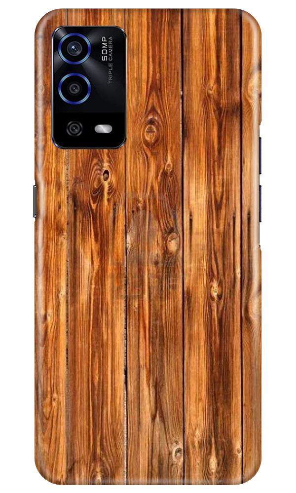 Wooden Texture Mobile Back Case for Oppo A55 (Design - 376)