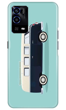 Travel Bus Mobile Back Case for Oppo A55 (Design - 379)