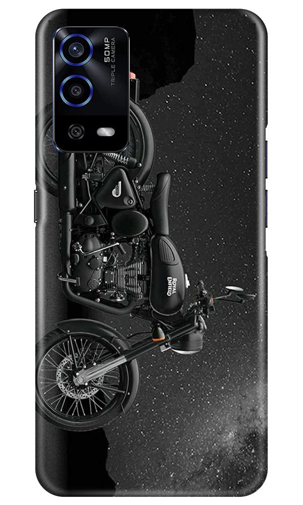 Royal Enfield Mobile Back Case for Oppo A55 (Design - 381)