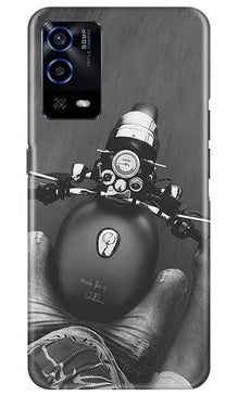 Royal Enfield Mobile Back Case for Oppo A55 (Design - 382)