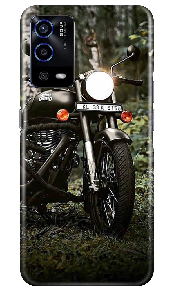 Royal Enfield Mobile Back Case for Oppo A55 (Design - 384)
