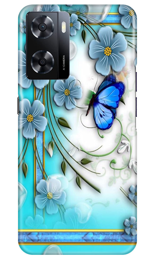 Blue Butterfly Case for Oppo A57