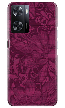 Purple Backround Mobile Back Case for Oppo A57 (Design - 22)