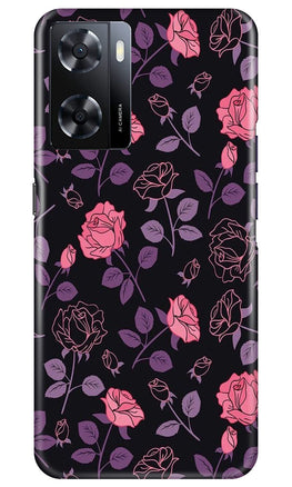Rose Black Background Case for Oppo A57