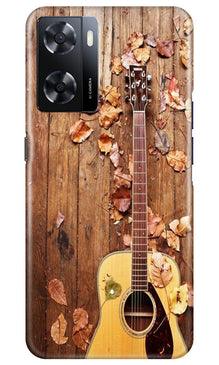 Guitar Mobile Back Case for Oppo A57 (Design - 43)