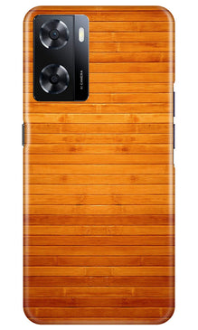 Wooden Look Mobile Back Case for Oppo A57  (Design - 111)