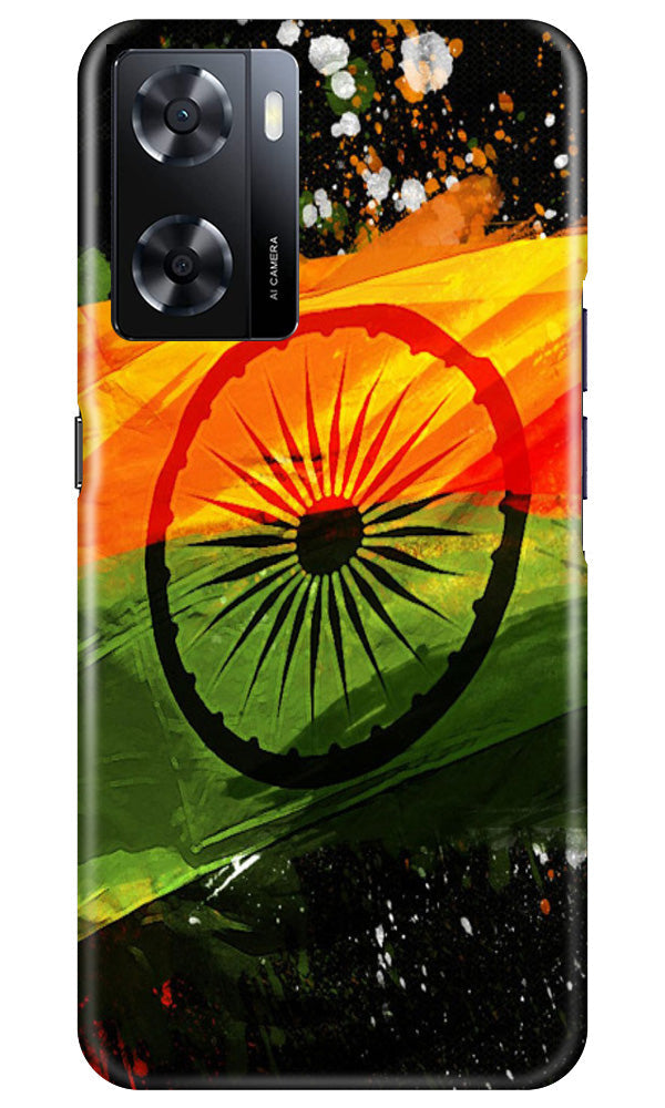 Indian Flag Case for Oppo A57(Design - 137)