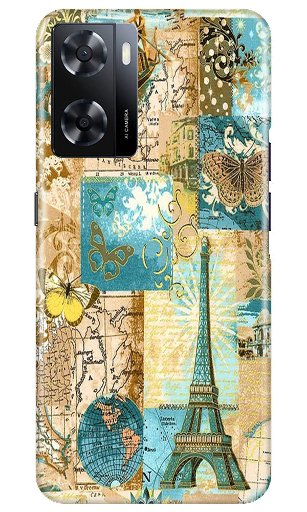 Travel Eiffel Tower Case for Oppo A57 (Design No. 175)