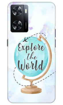 Explore the World Mobile Back Case for Oppo A57 (Design - 176)