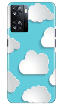 Clouds Mobile Back Case for Oppo A57 (Design - 179)