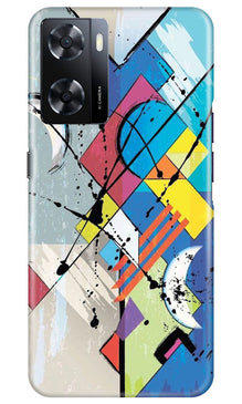 Modern Art Mobile Back Case for Oppo A57 (Design - 203)