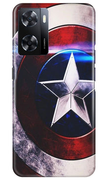 Captain America Mobile Back Case for Oppo A57 (Design - 249)