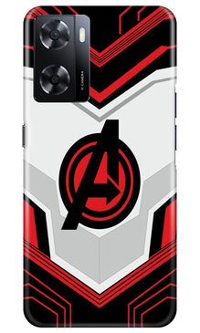 Ironman Captain America Mobile Back Case for Oppo A57 (Design - 223)