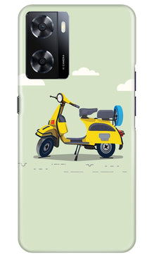 MotorCycle Mobile Back Case for Oppo A57 (Design - 228)