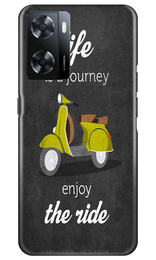 Vintage Scooter Case for Oppo A57 (Design No. 229)