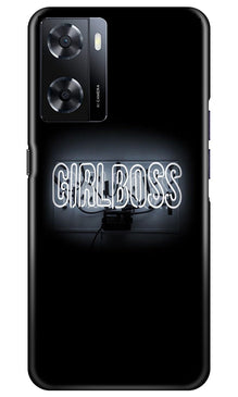 Girl Power Mobile Back Case for Oppo A57 (Design - 236)