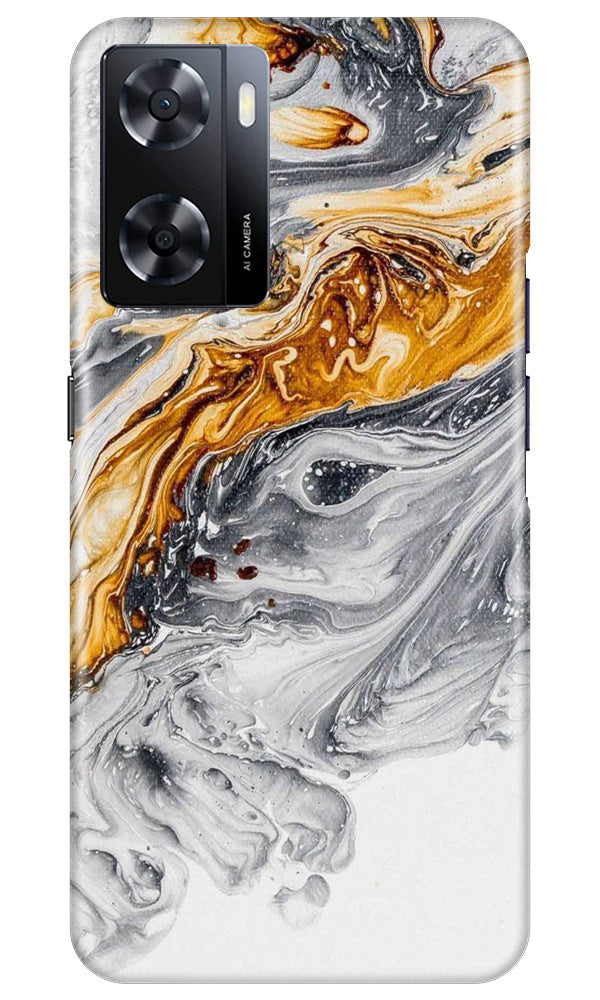 Marble Texture Mobile Back Case for Oppo A57 (Design - 271)