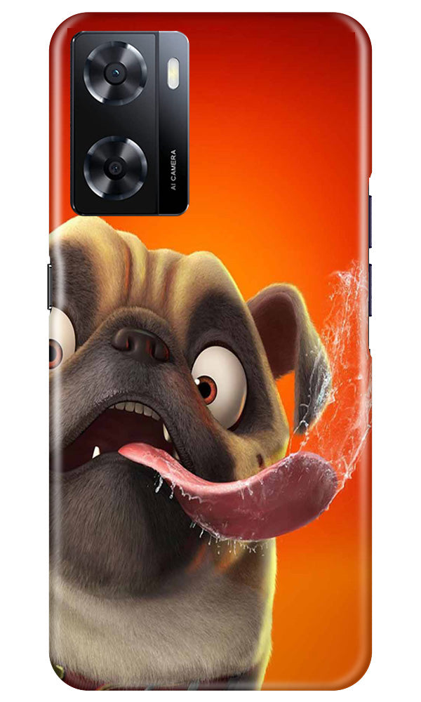 Dog Mobile Back Case for Oppo A57 (Design - 303)