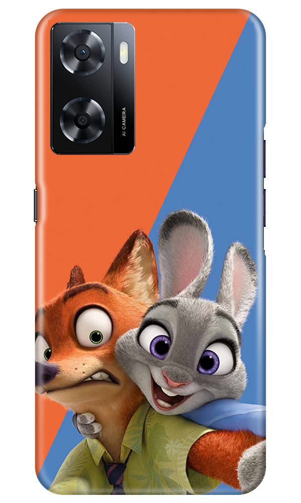 Cartoon Mobile Back Case for Oppo A57 (Design - 306)