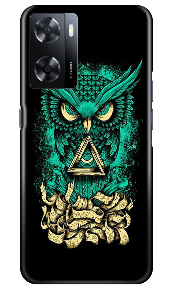 Owl Mobile Back Case for Oppo A57 (Design - 317)