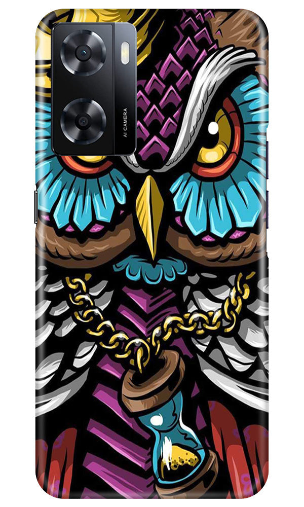 Owl Mobile Back Case for Oppo A57 (Design - 318)