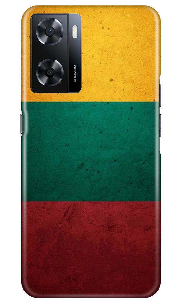 Color Pattern Mobile Back Case for Oppo A57 (Design - 333)