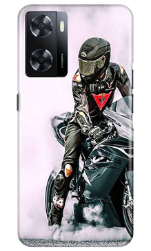 Biker Mobile Back Case for Oppo A57 (Design - 342)